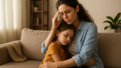 Single Parent Worrying about taking care of her child