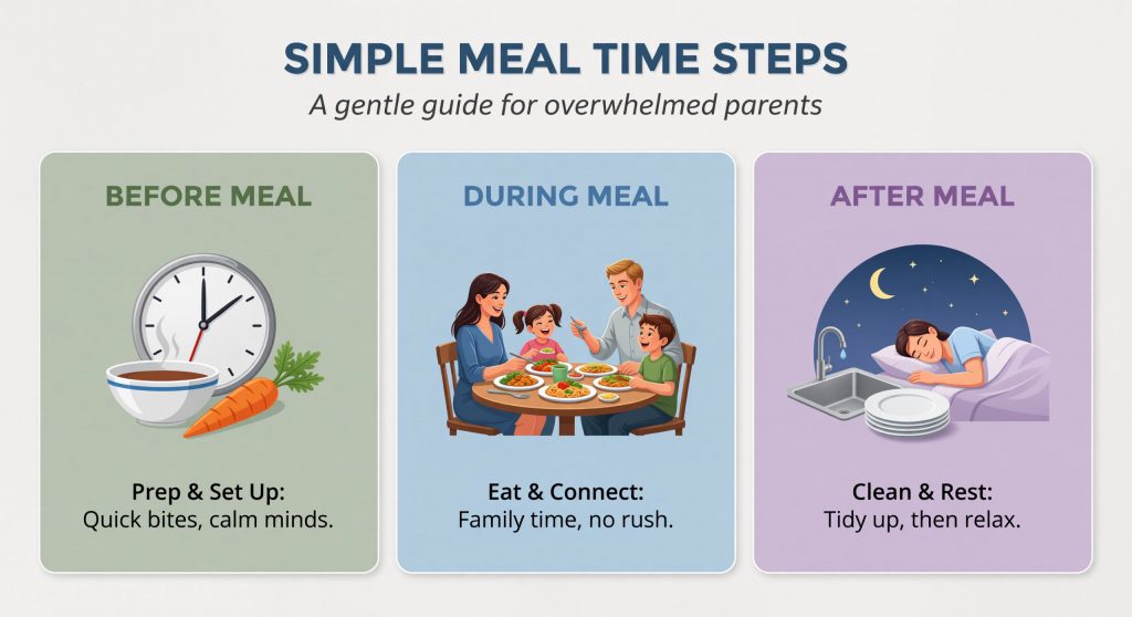 step by step stress free mealtime routine for picky eaters