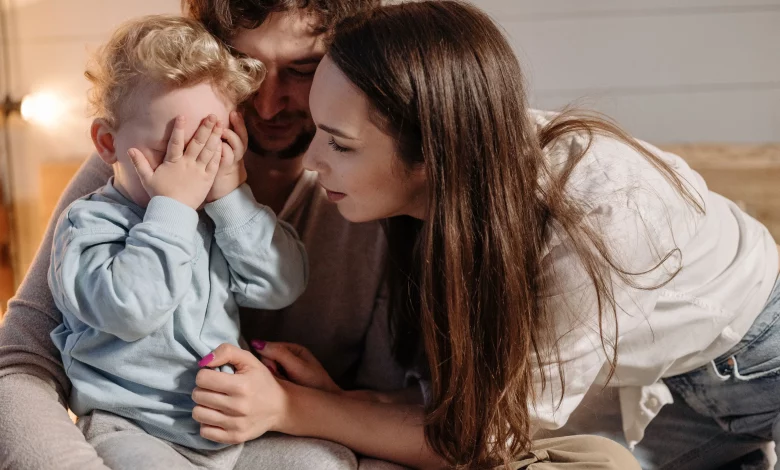 Toddler won't listen while parent tries to put shoes on before leaving the house