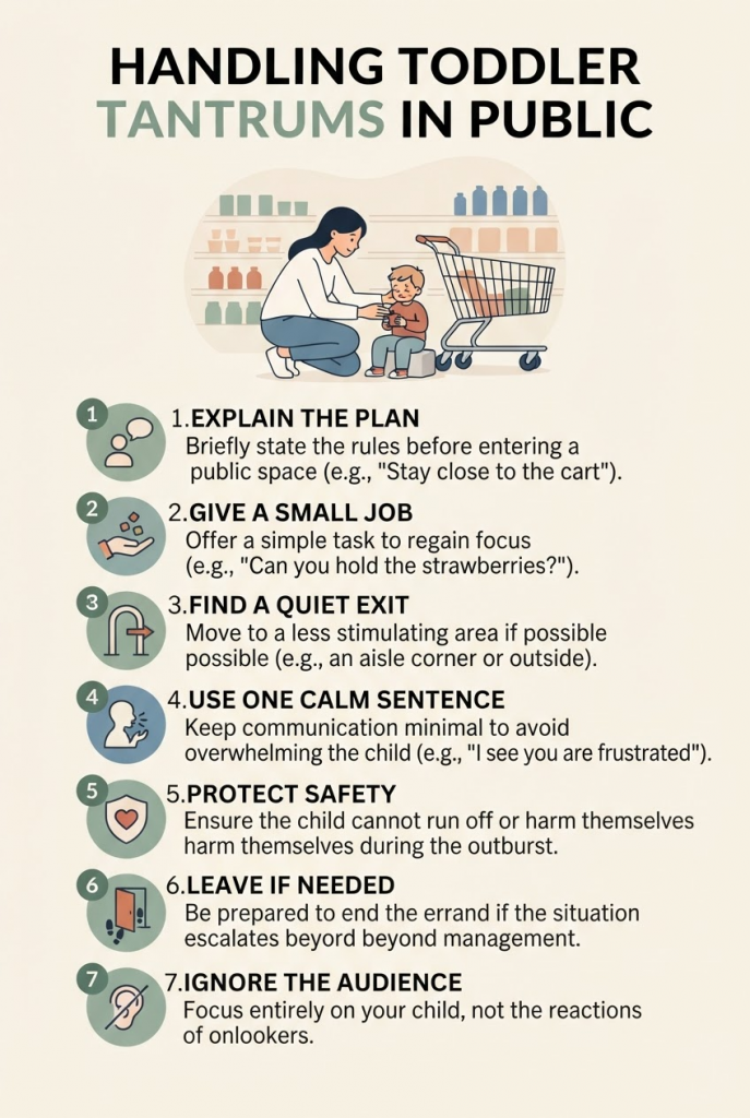 7 tips for handling a toddler tantrum in public